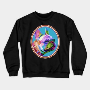 French Bulldog Shirt: Dog Puppy Lovers Cute Pop Art Adoption Crewneck Sweatshirt